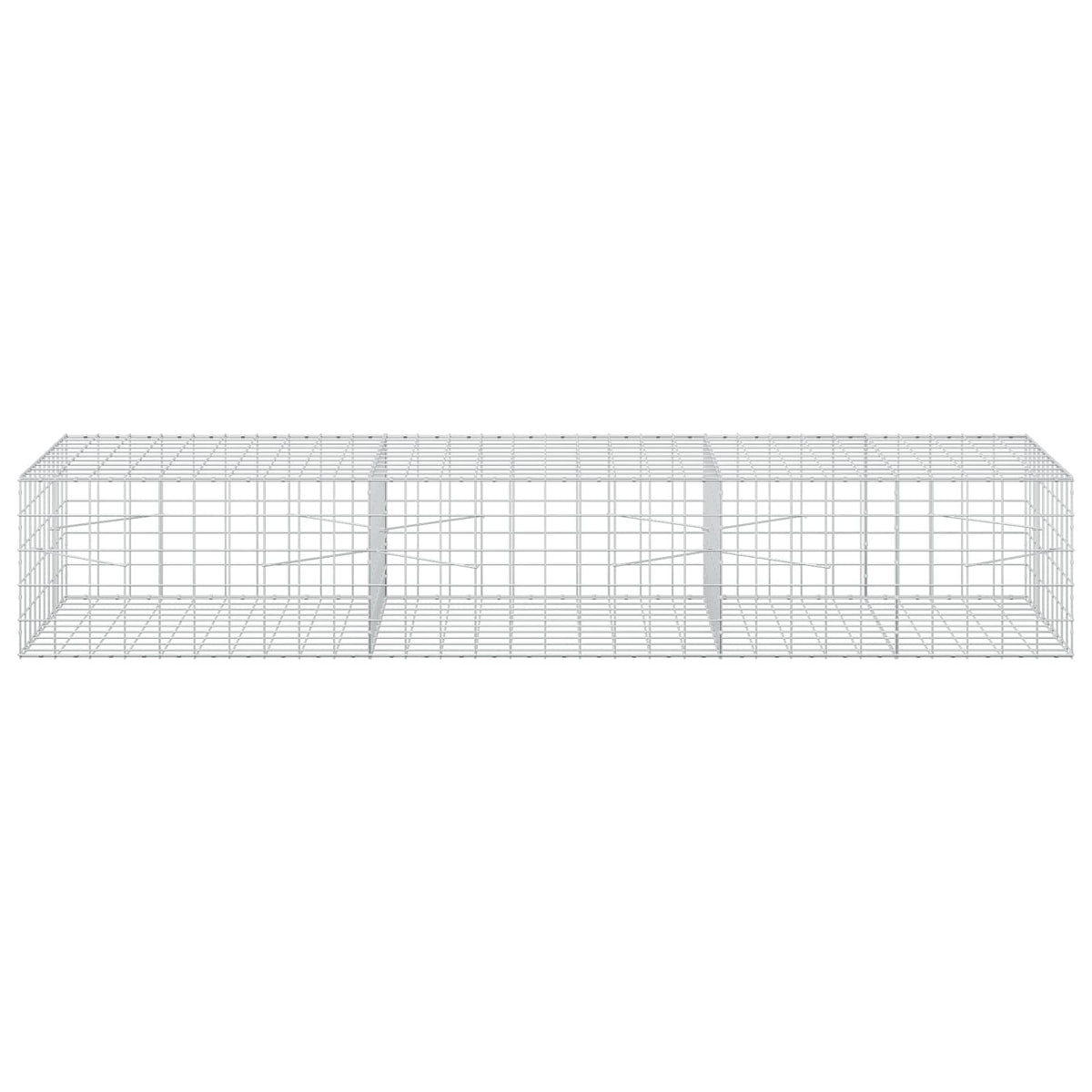 vidaXL Gabion z drutu 3,5 mm i siatką 10x10 cm 300x100x50 cm