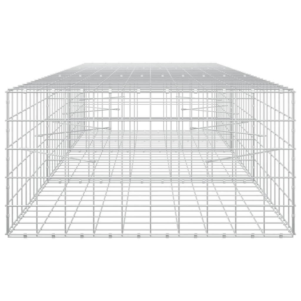 vidaXL Gabion z drutu 3,5 mm i siatką 10x10 cm 300x100x50 cm