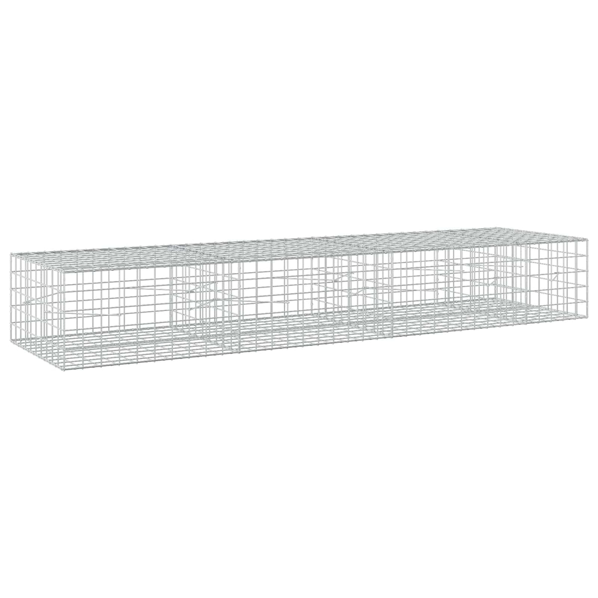 vidaXL Gabion z drutu 3,5 mm i siatką 10x10 cm 350x100x50 cm
