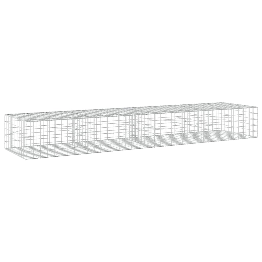 vidaXL Gabion z drutu 3,5 mm i siatką 10x10 cm 400x100x50 cm