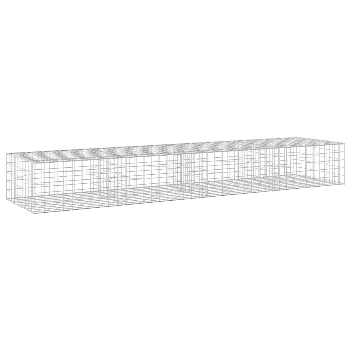 vidaXL Gabion z drutu 3,5 mm i siatką 10x10 cm 400x100x50 cm
