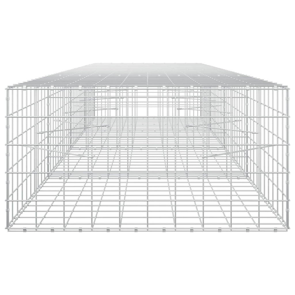 vidaXL Gabion z drutu 3,5 mm i siatką 10x10 cm 400x100x50 cm