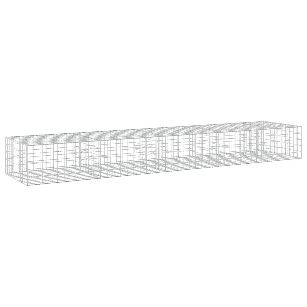 vidaXL Gabion z drutu 3,5 mm i siatką 10x10 cm 450x100x50 cm