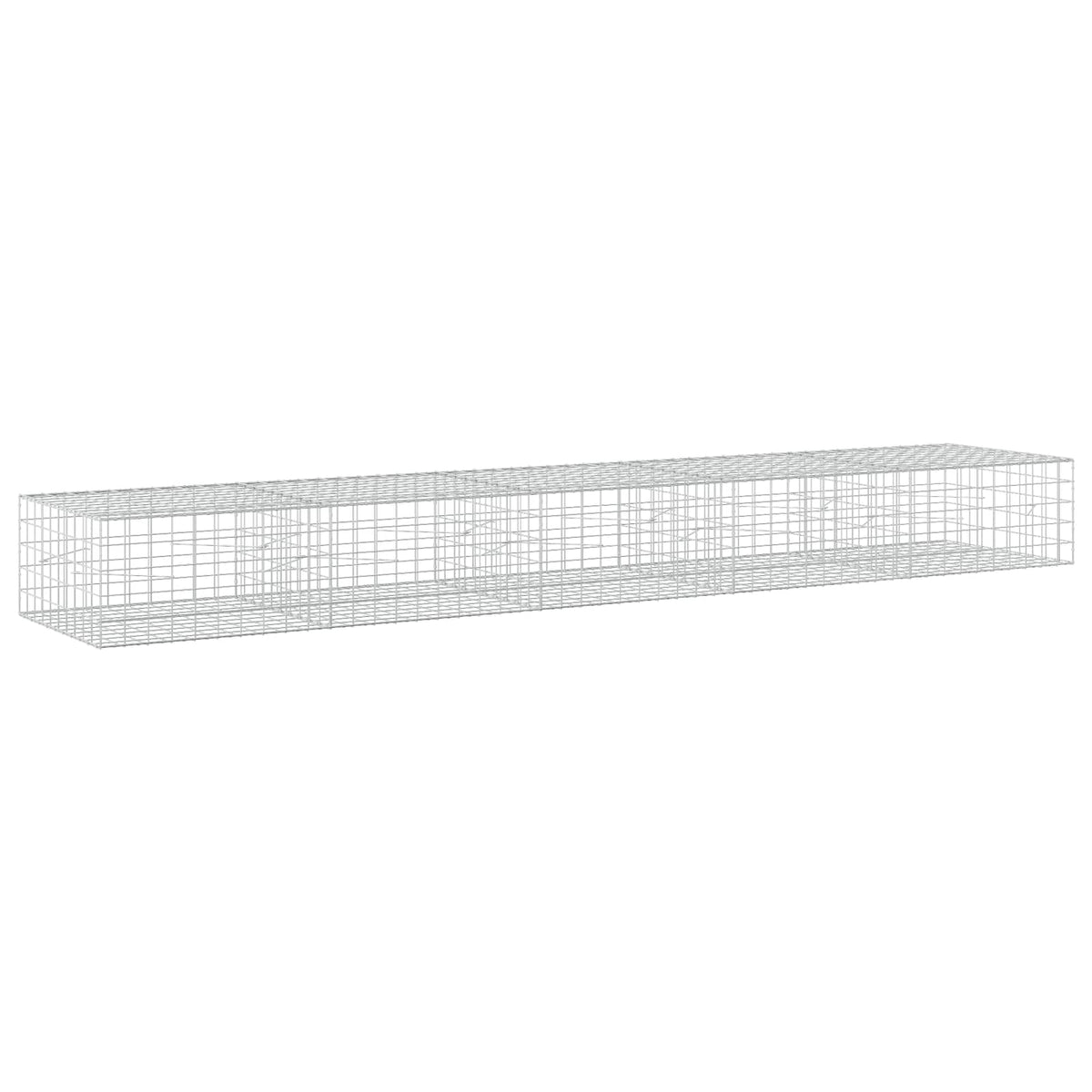 vidaXL Gabion z drutu 3,5 mm i siatką 10x10 cm 500x100x50 cm