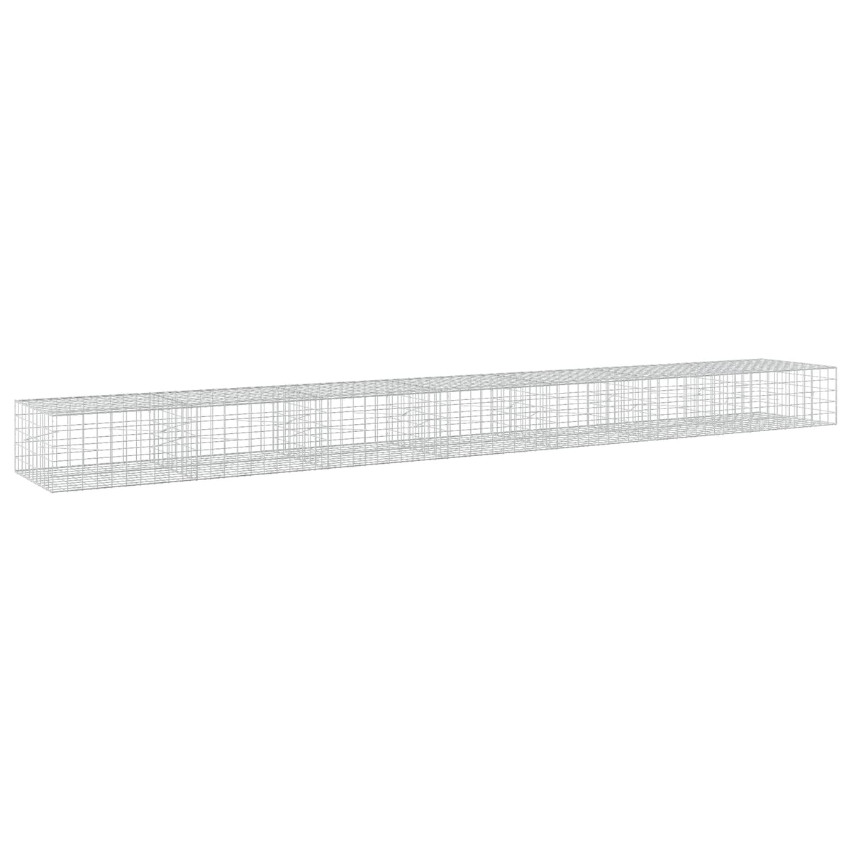 vidaXL Gabion z drutu 3,5 mm i siatką 10x10 cm 700x100x50 cm