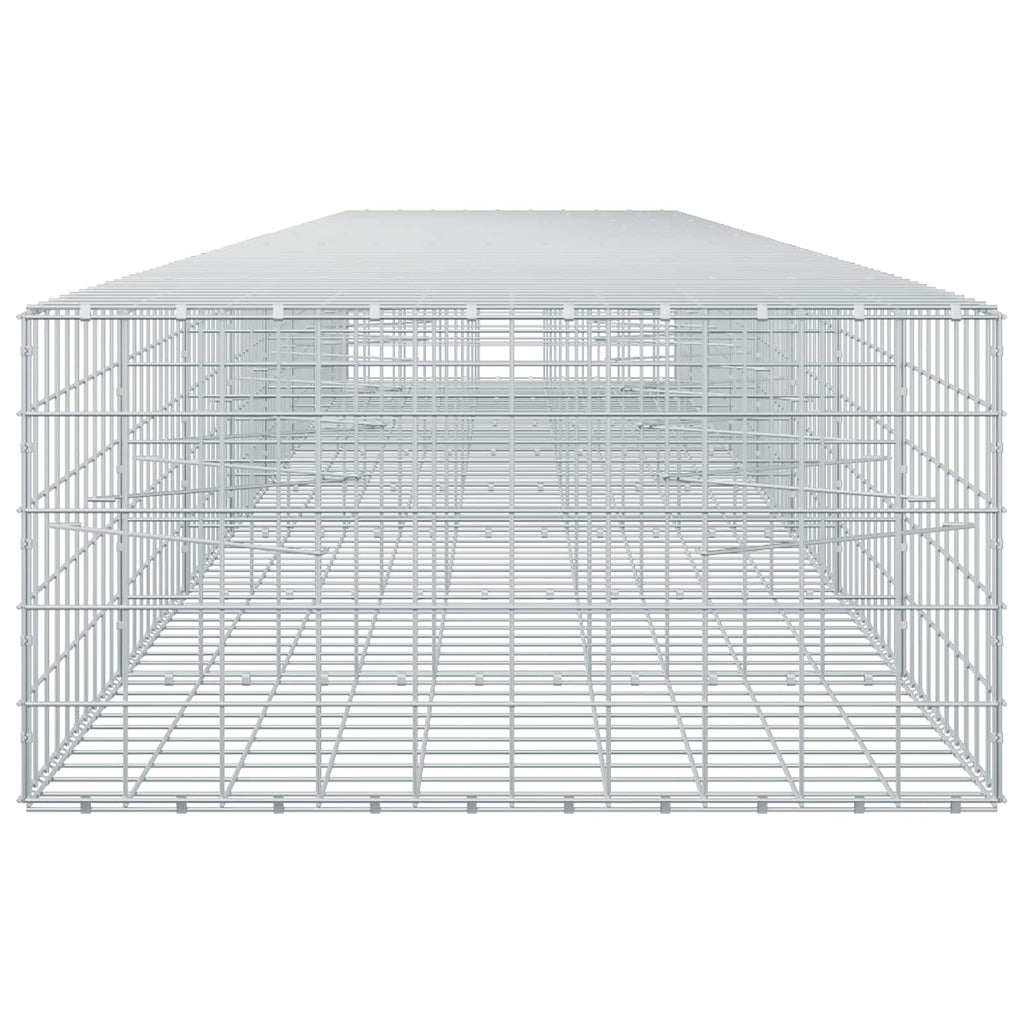 vidaXL Gabion z drutu 3,5 mm i siatką 10x10 cm 800x100x50 cm