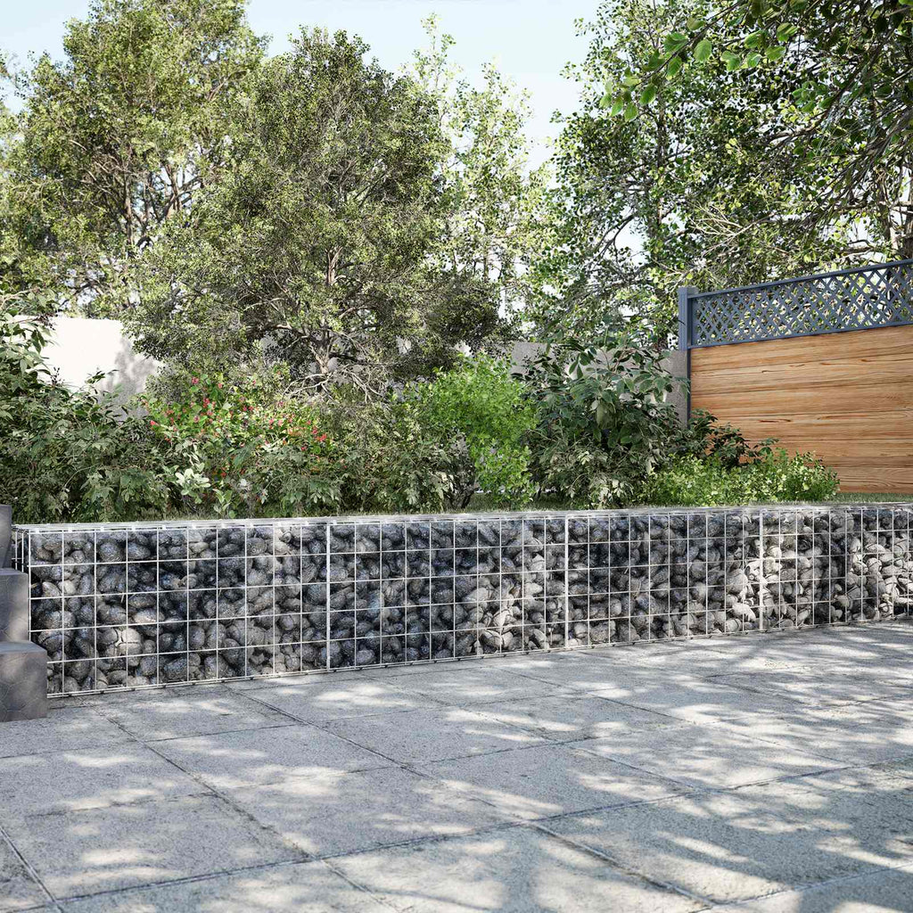vidaXL Gabion z drutu 3,5 mm i siatką 10x10 cm 850x100x50 cm