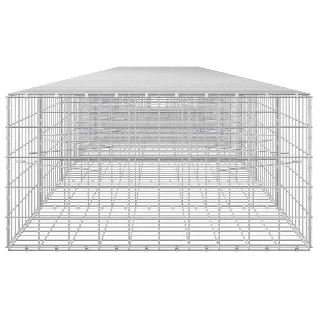 vidaXL Gabion z drutu 3,5 mm i siatką 10x10 cm 1000x100x50 cm