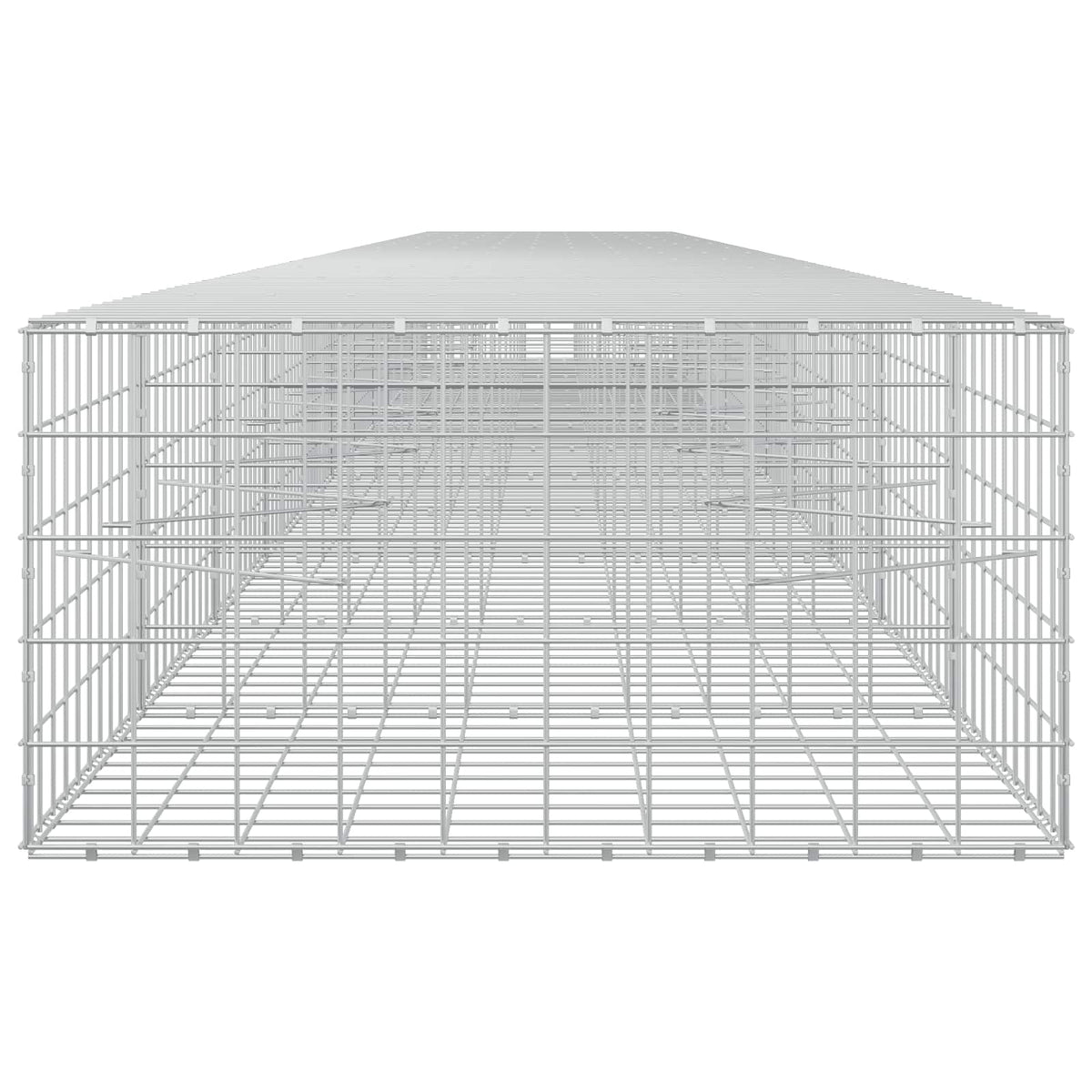 vidaXL Gabion z drutu 3,5 mm i siatką 10x10 cm 1150x100x50 cm