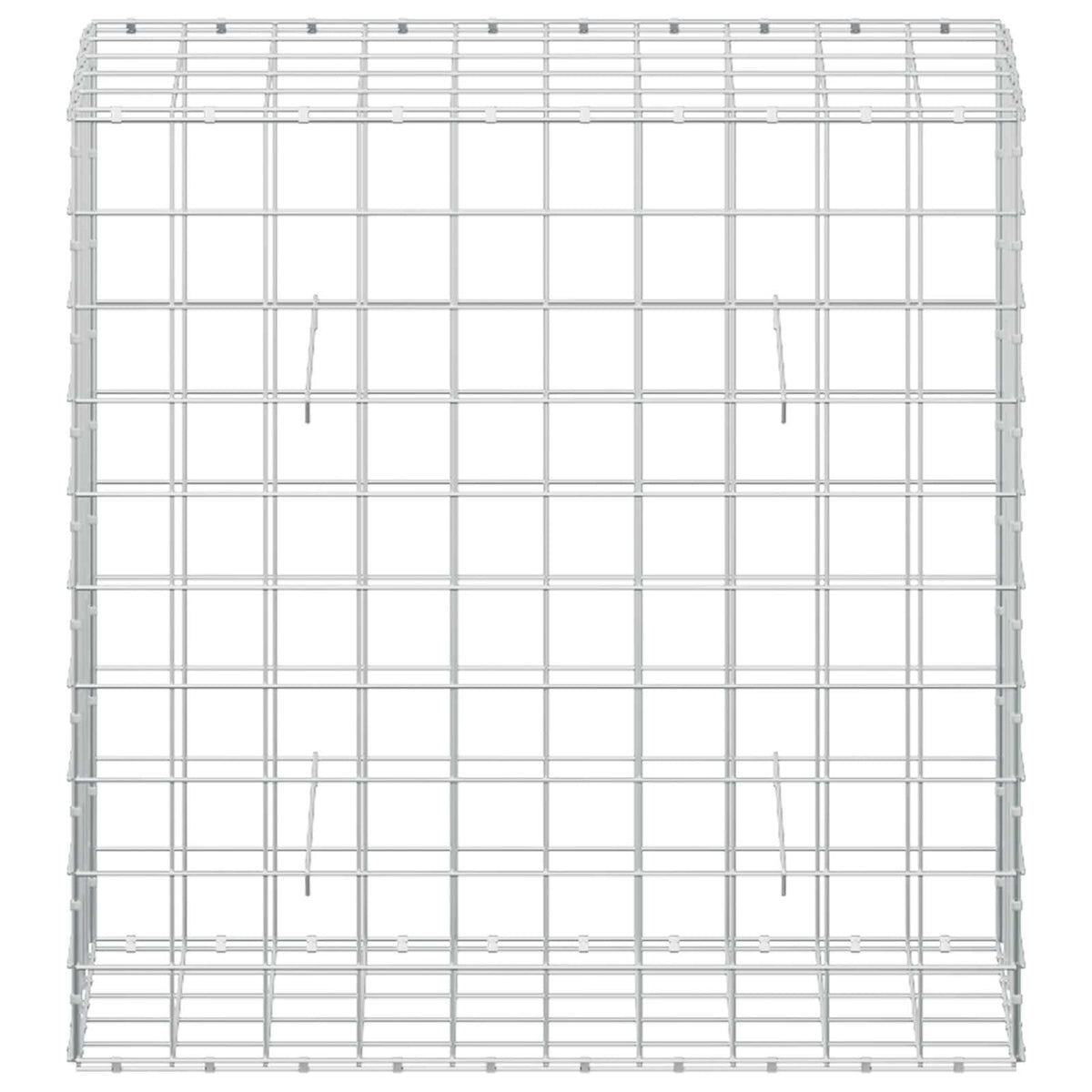 vidaXL Gabion z drutu 3,5 mm i siatką 10x10 cm 50x100x100 cm