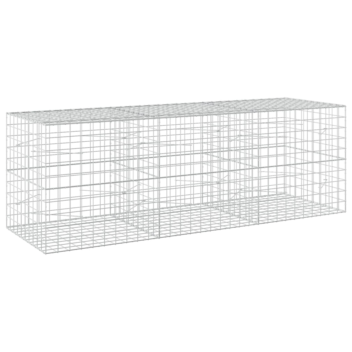 vidaXL Gabion z drutu 3,5 mm i siatką 10x10 cm 300x100x100 cm