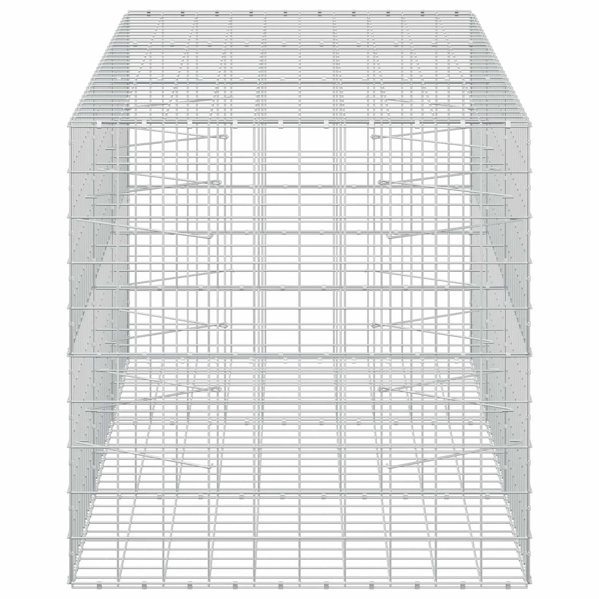 vidaXL Gabion z drutu 3,5 mm i siatką 10x10 cm 300x100x100 cm