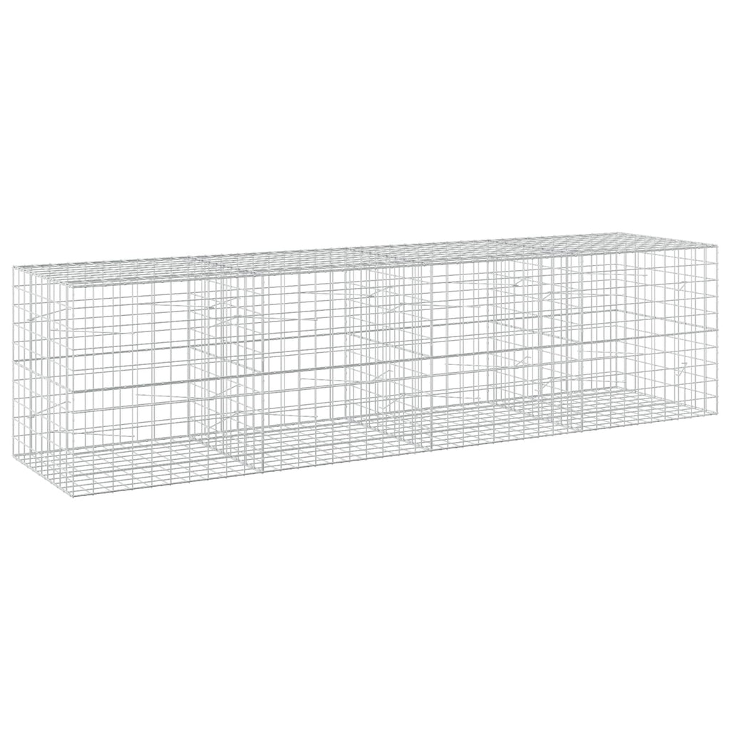 vidaXL Gabion z drutu 3,5 mm i siatką 10x10 cm 400x100x100 cm