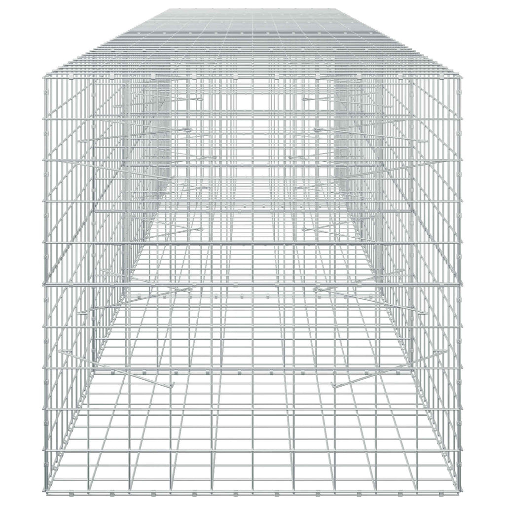 vidaXL Gabion z drutu 3,5 mm i siatką 10x10 cm 500x100x100 cm