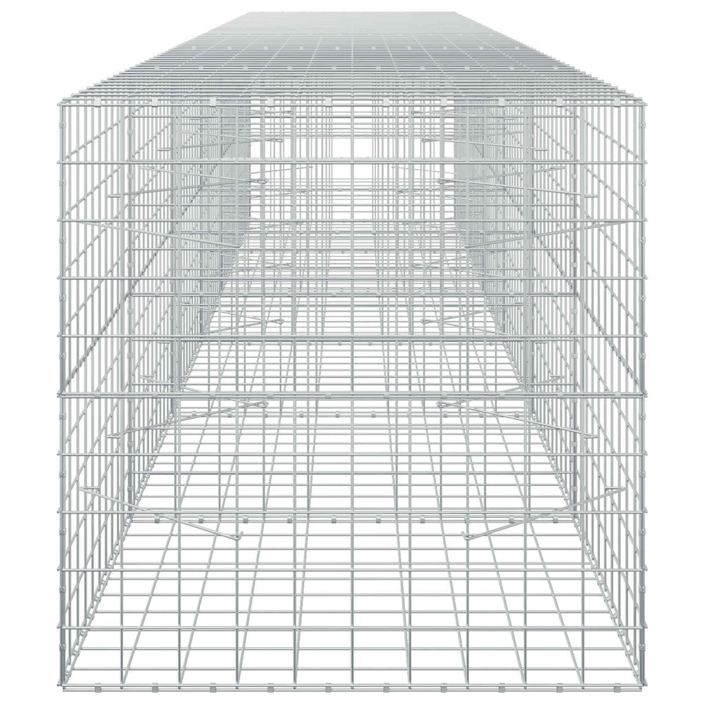 vidaXL Gabion z drutu 3,5 mm i siatką 10x10 cm 600x100x100 cm