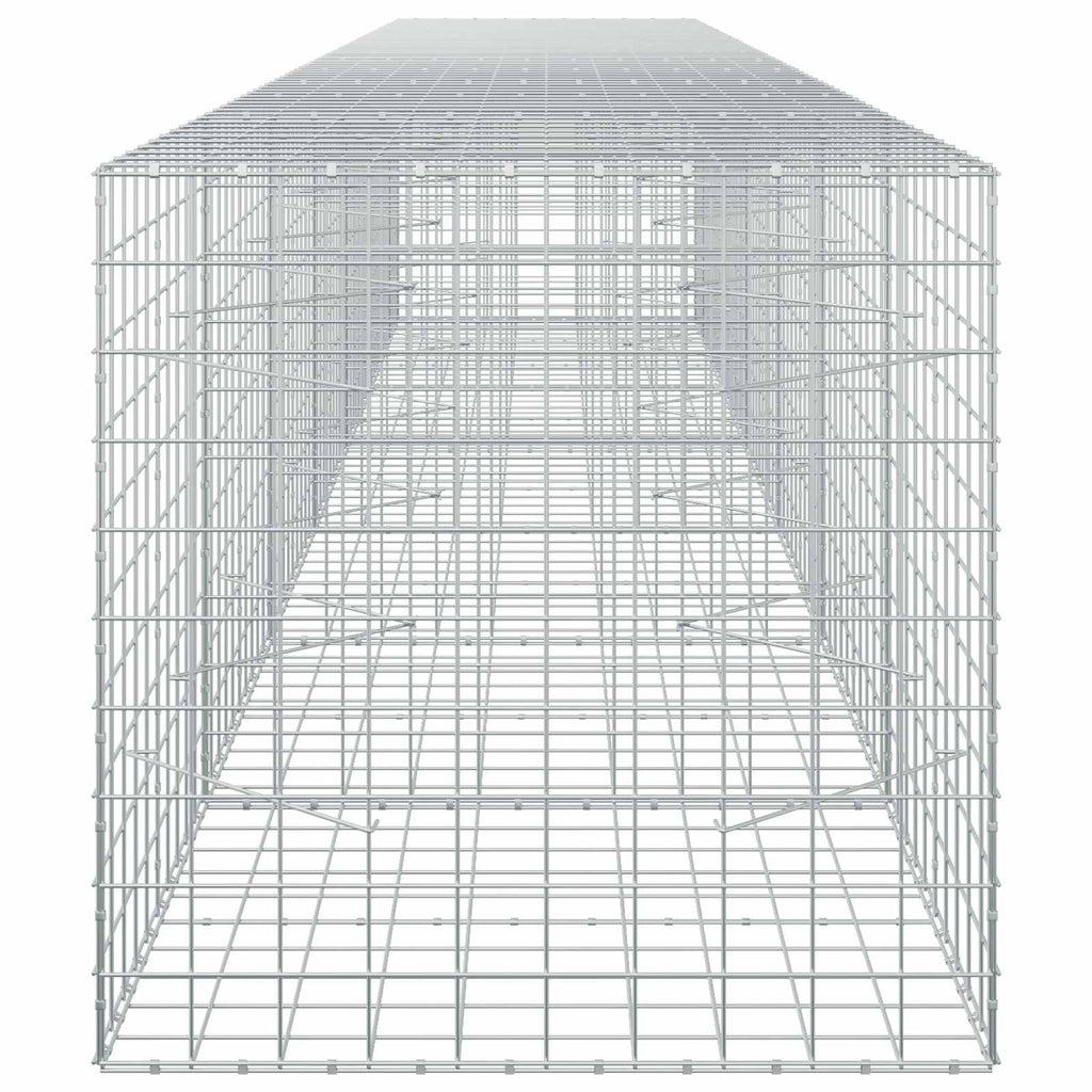vidaXL Gabion z drutu 3,5 mm i siatką 10x10 cm 650x100x100 cm
