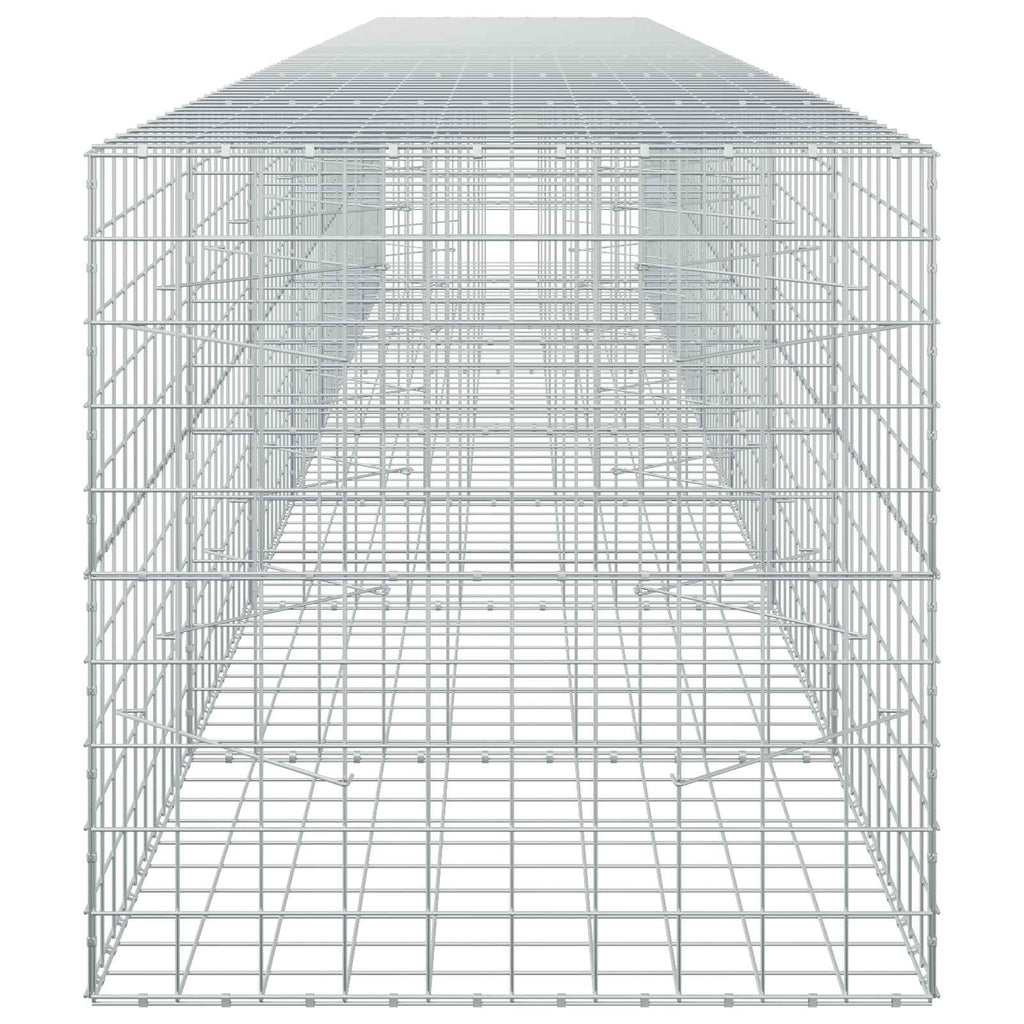 vidaXL Gabion z drutu 3,5 mm i siatką 10x10 cm 700x100x100 cm
