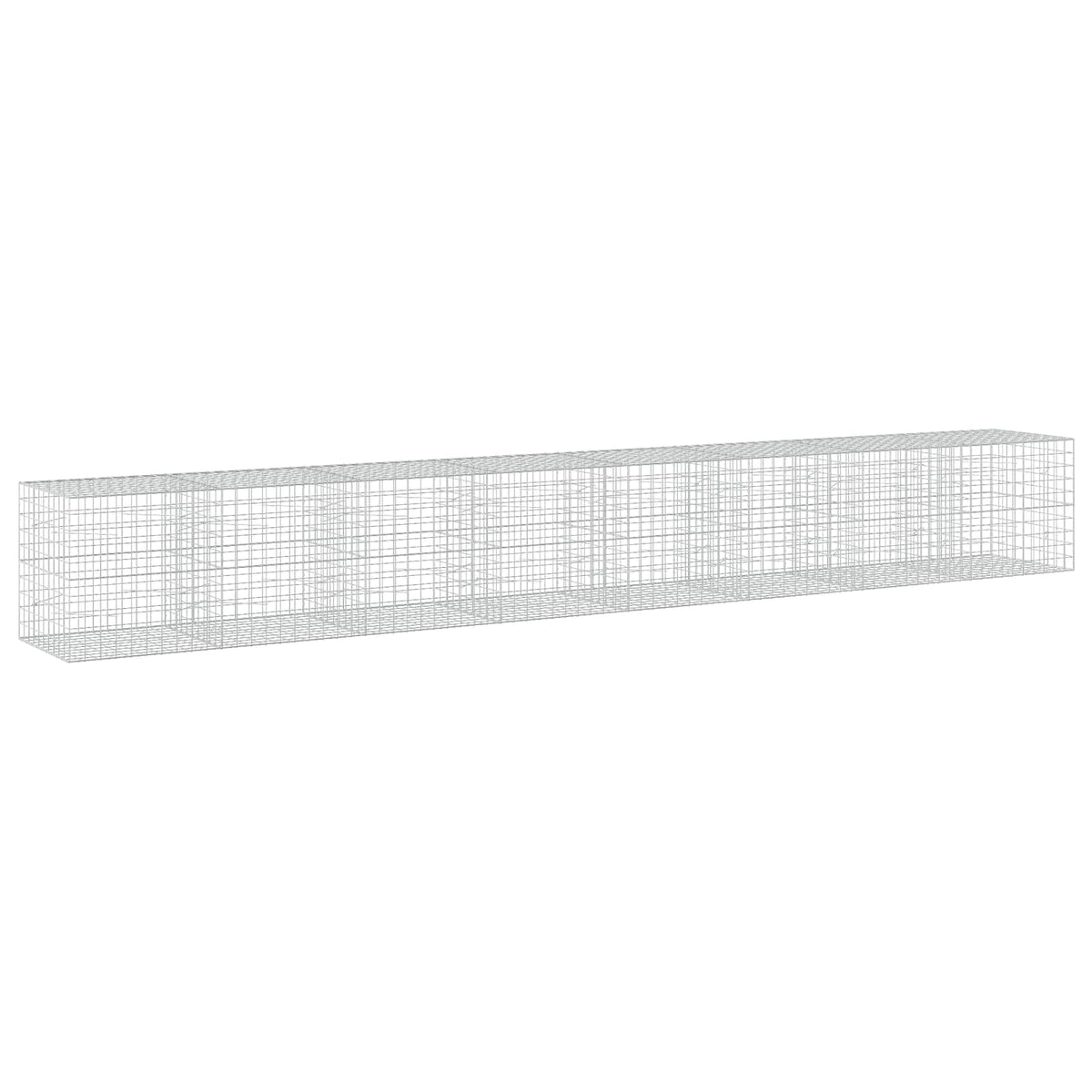 vidaXL Gabion z drutu 3,5 mm i siatką 10x10 cm 800x100x100 cm