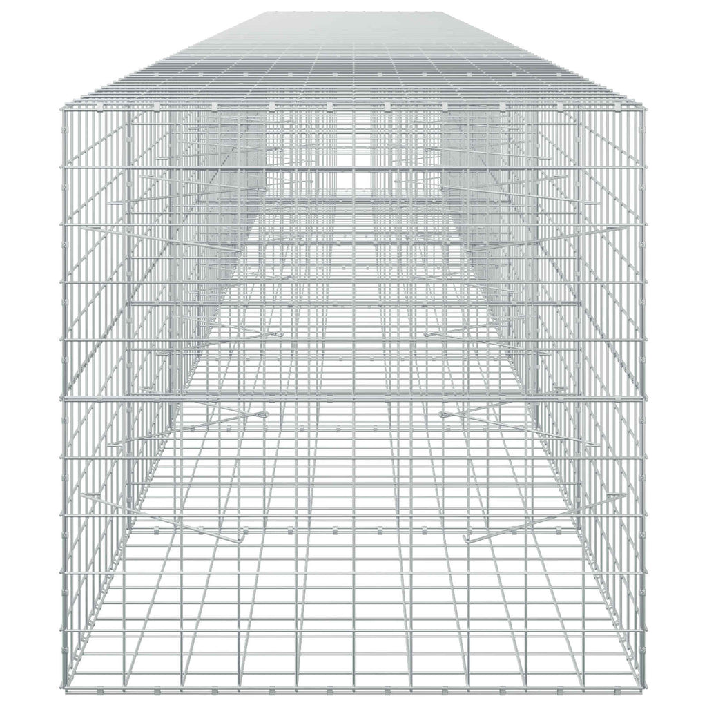 vidaXL Gabion z drutu 3,5 mm i siatką 10x10 cm 800x100x100 cm