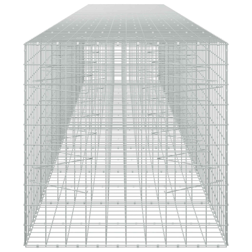 vidaXL Gabion z drutu 3,5 mm i siatką 10x10 cm 850x100x100 cm