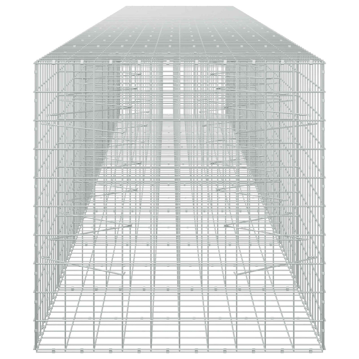 vidaXL Gabion z drutu 3,5 mm i siatką 10x10 cm 850x100x100 cm
