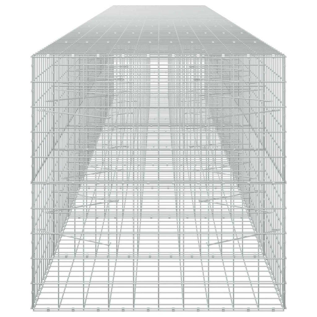 vidaXL Gabion z drutu 3,5 mm i siatką 10x10 cm 900x100x100 cm
