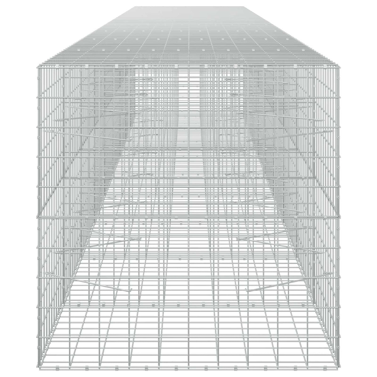 vidaXL Gabion z drutu 3,5 mm i siatką 10x10 cm 900x100x100 cm