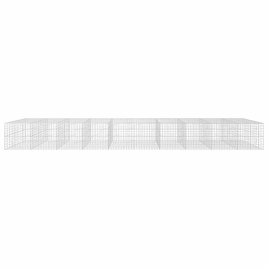 vidaXL Gabion z drutu 3,5 mm i siatką 10x10 cm 1000x100x100 cm