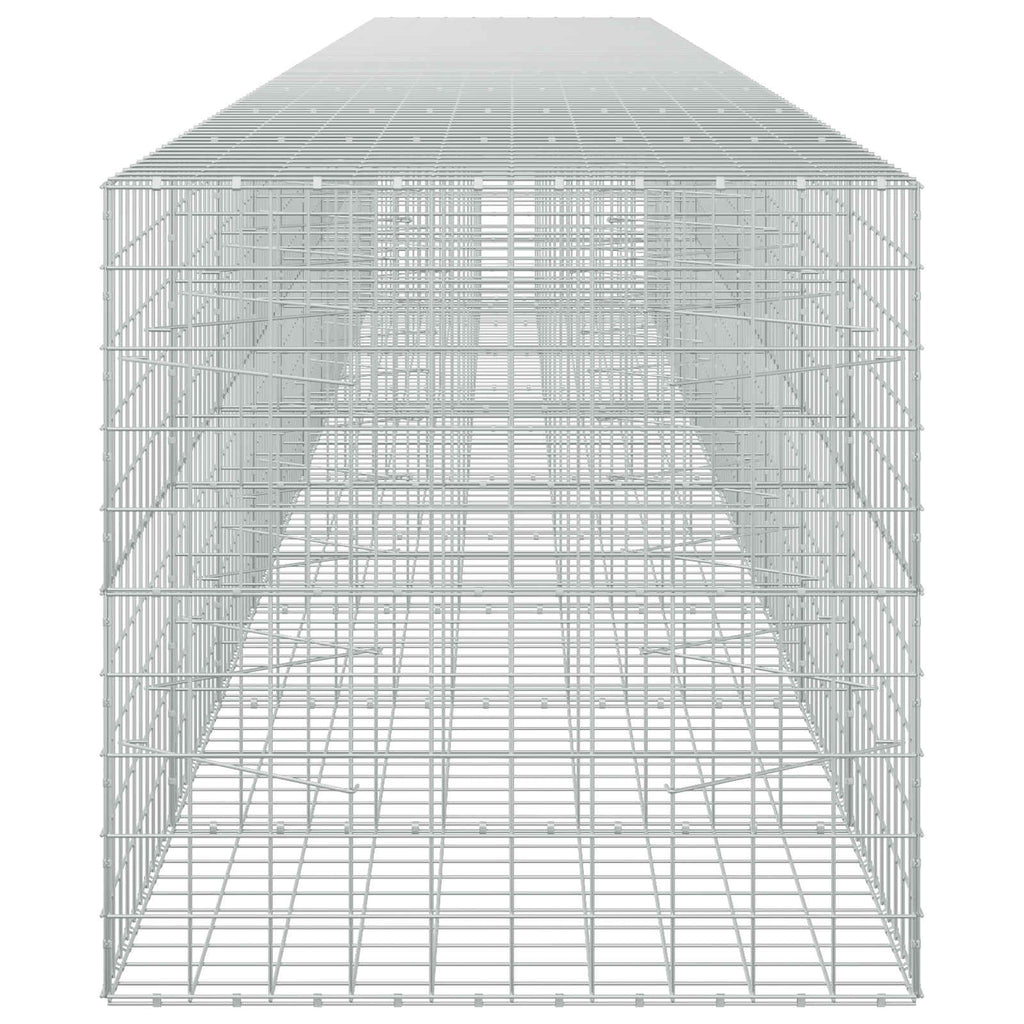 vidaXL Gabion z drutu 3,5 mm i siatką 10x10 cm 1000x100x100 cm