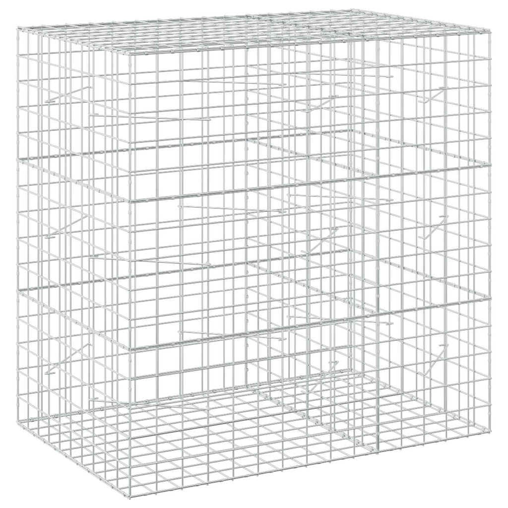 vidaXL Gabion z drutu 3,5 mm i siatką 10x10 cm 150x100x150 cm
