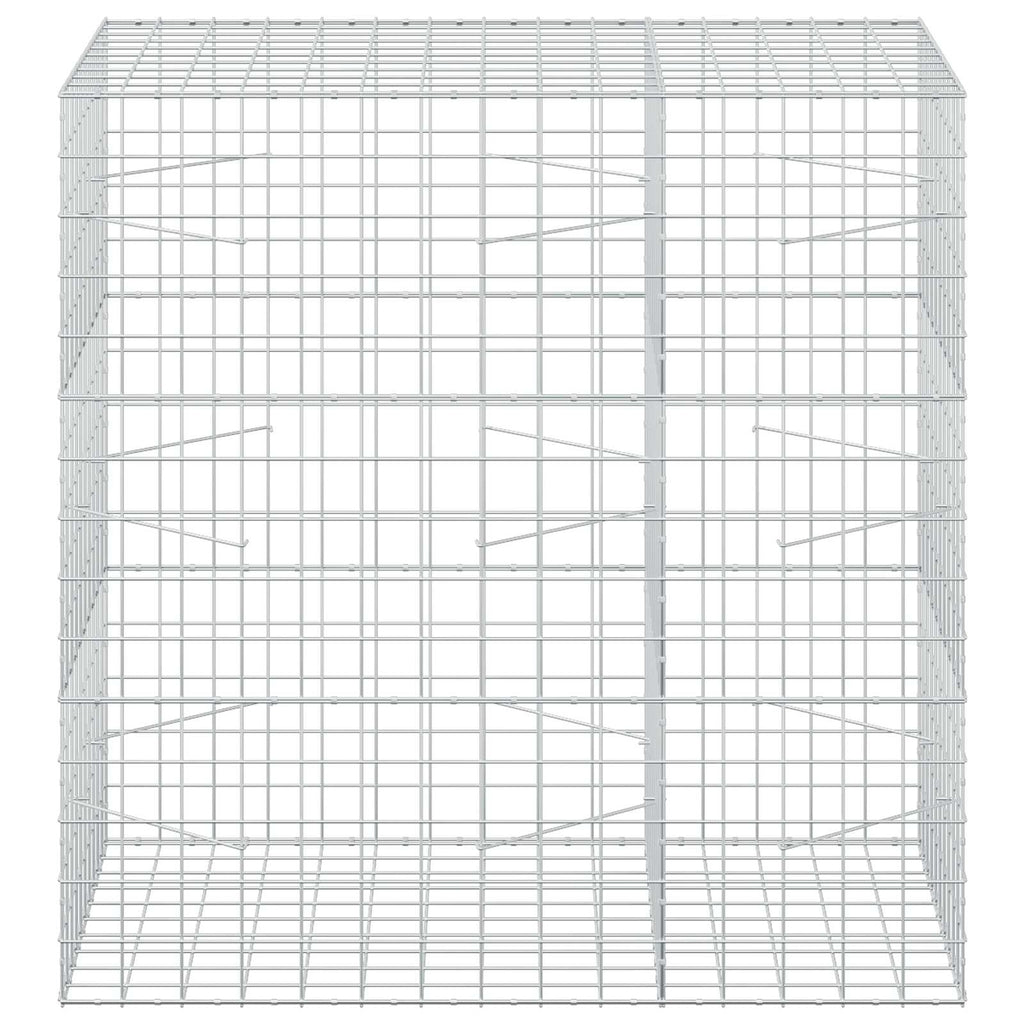 vidaXL Gabion z drutu 3,5 mm i siatką 10x10 cm 150x100x150 cm