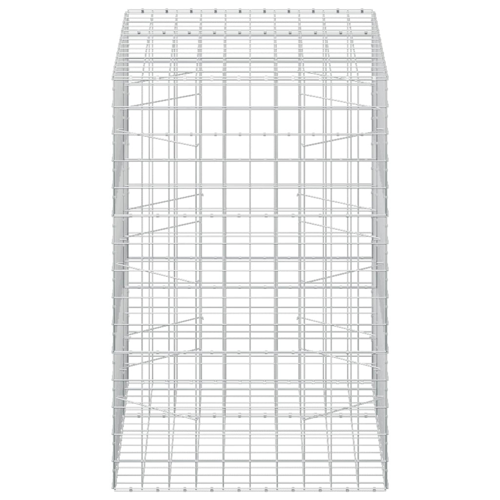 vidaXL Gabion z drutu 3,5 mm i siatką 10x10 cm 150x100x150 cm