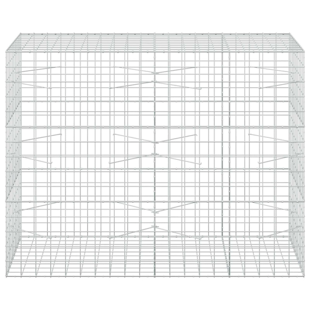 vidaXL Gabion z drutu 3,5 mm i siatką 10x10 cm 200x100x150 cm