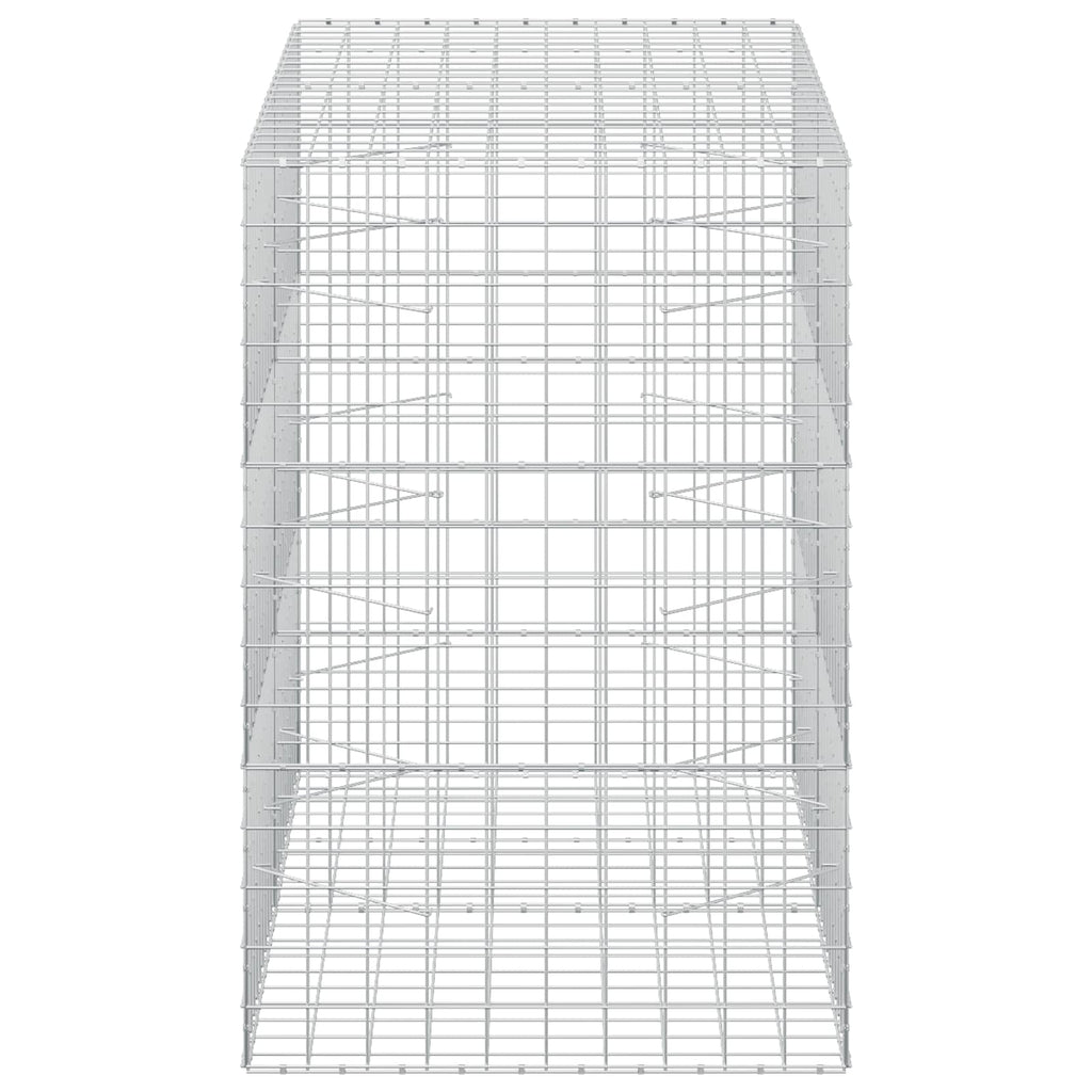 vidaXL Gabion z drutu 3,5 mm i siatką 10x10 cm 200x100x150 cm