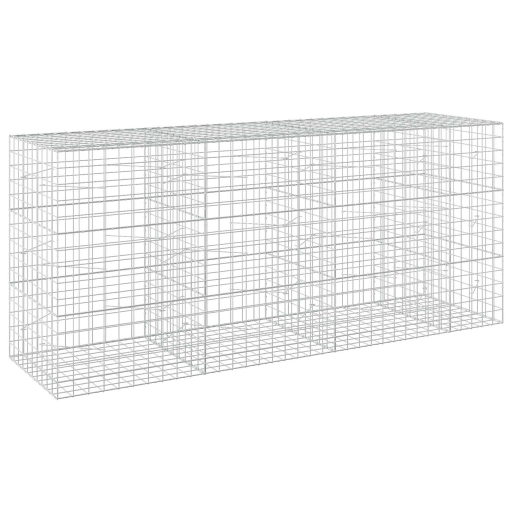 vidaXL Gabion z drutu 3,5 mm i siatką 10x10 cm 350x100x150 cm