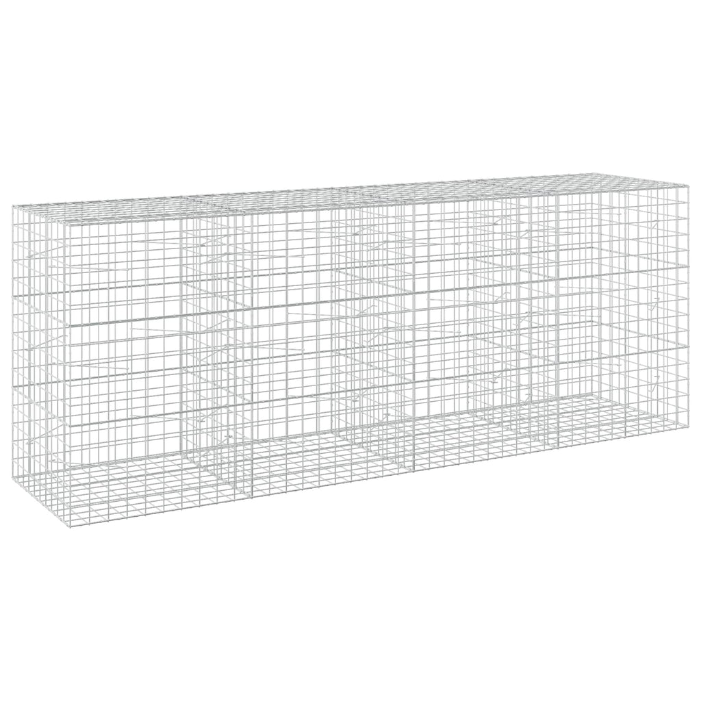 vidaXL Gabion z drutu 3,5 mm i siatką 10x10 cm 400x100x150 cm