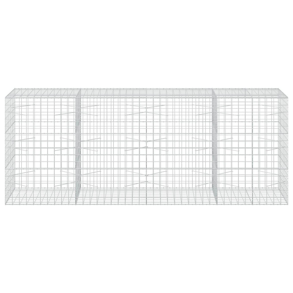 vidaXL Gabion z drutu 3,5 mm i siatką 10x10 cm 400x100x150 cm