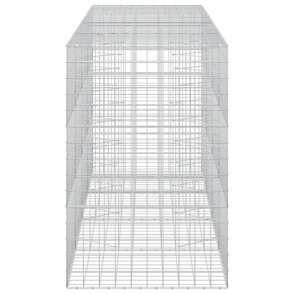 vidaXL Gabion z drutu 3,5 mm i siatką 10x10 cm 400x100x150 cm