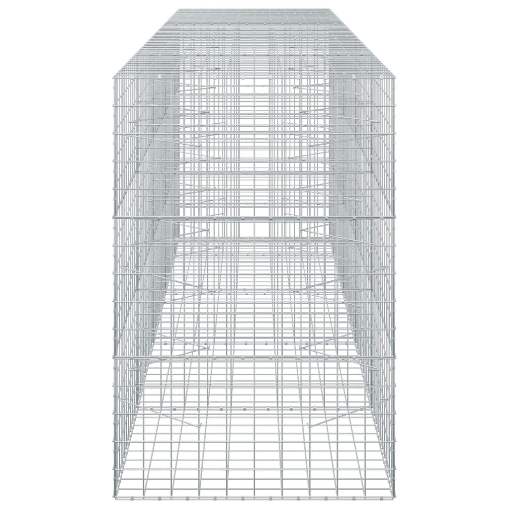 vidaXL Gabion z drutu 3,5 mm i siatką 10x10 cm 450x100x150 cm