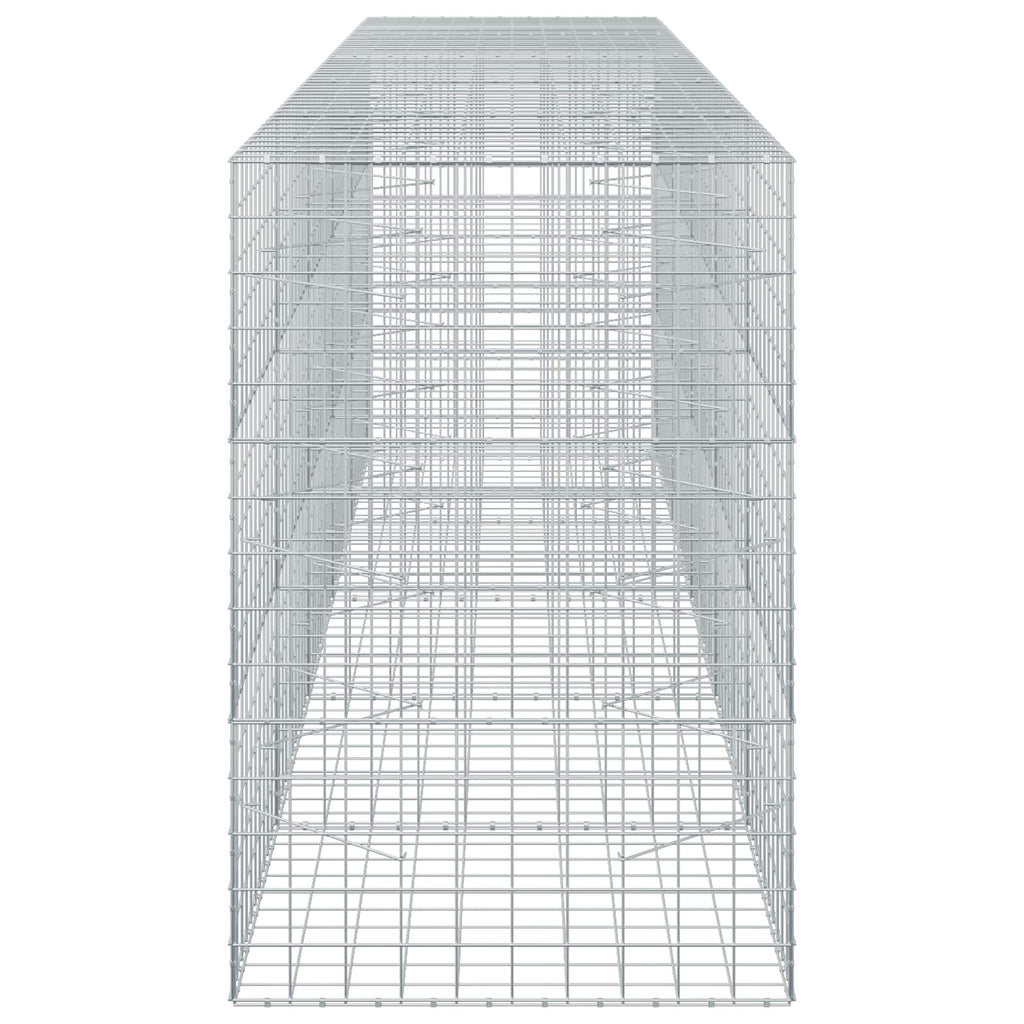 vidaXL Gabion z drutu 3,5 mm i siatką 10x10 cm 500x100x150 cm
