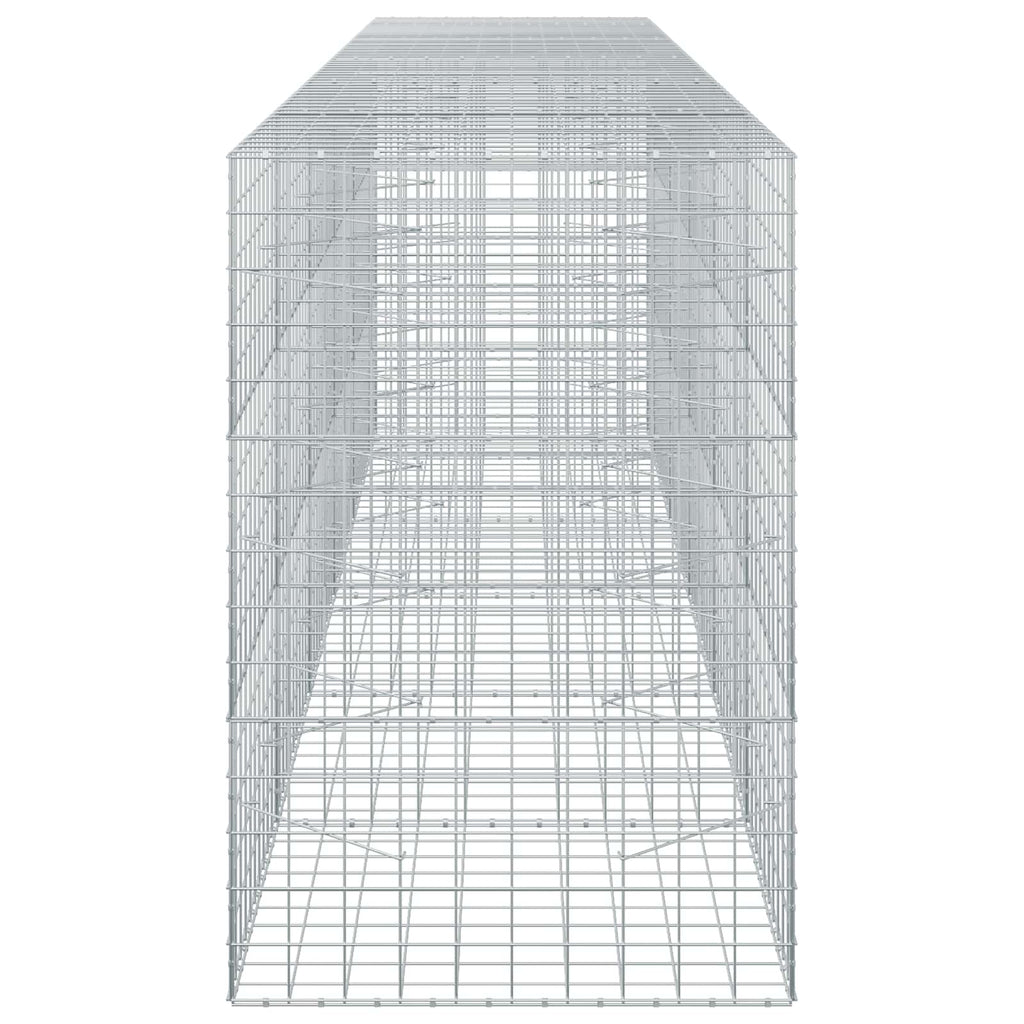 vidaXL Gabion z drutu 3,5 mm i siatką 10x10 cm 550x100x150 cm
