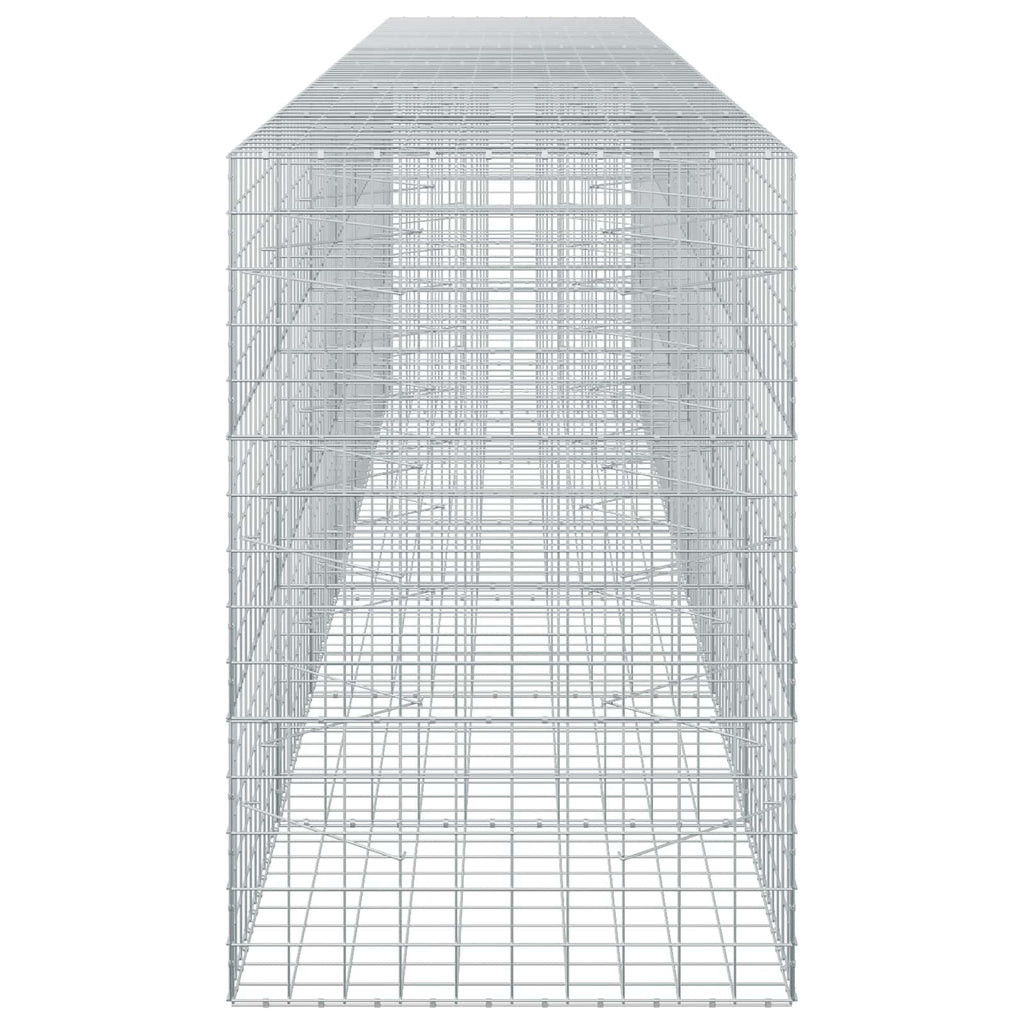 vidaXL Gabion z drutu 3,5 mm i siatką 10x10 cm 650x100x150 cm