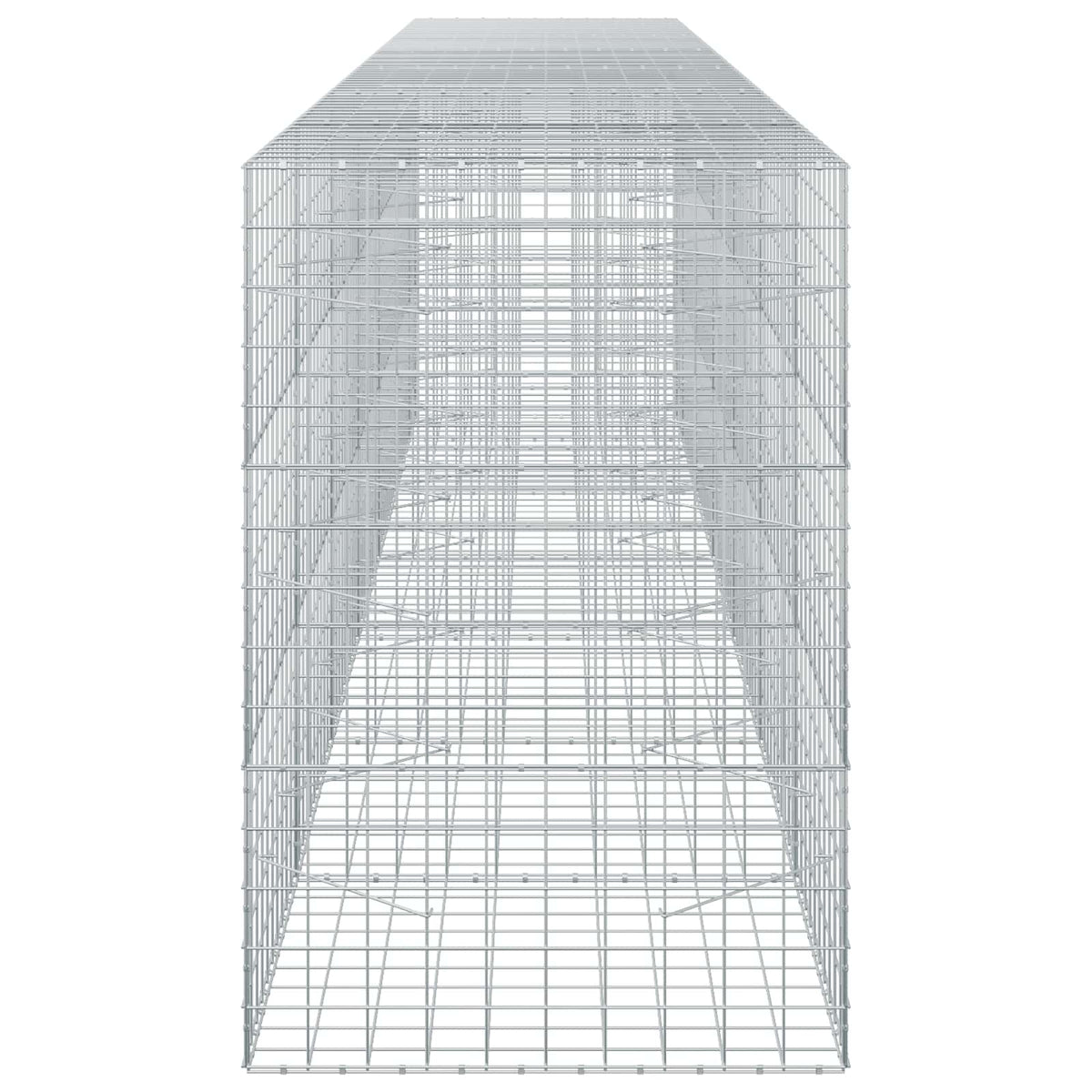 vidaXL Gabion z drutu 3,5 mm i siatką 10x10 cm 650x100x150 cm