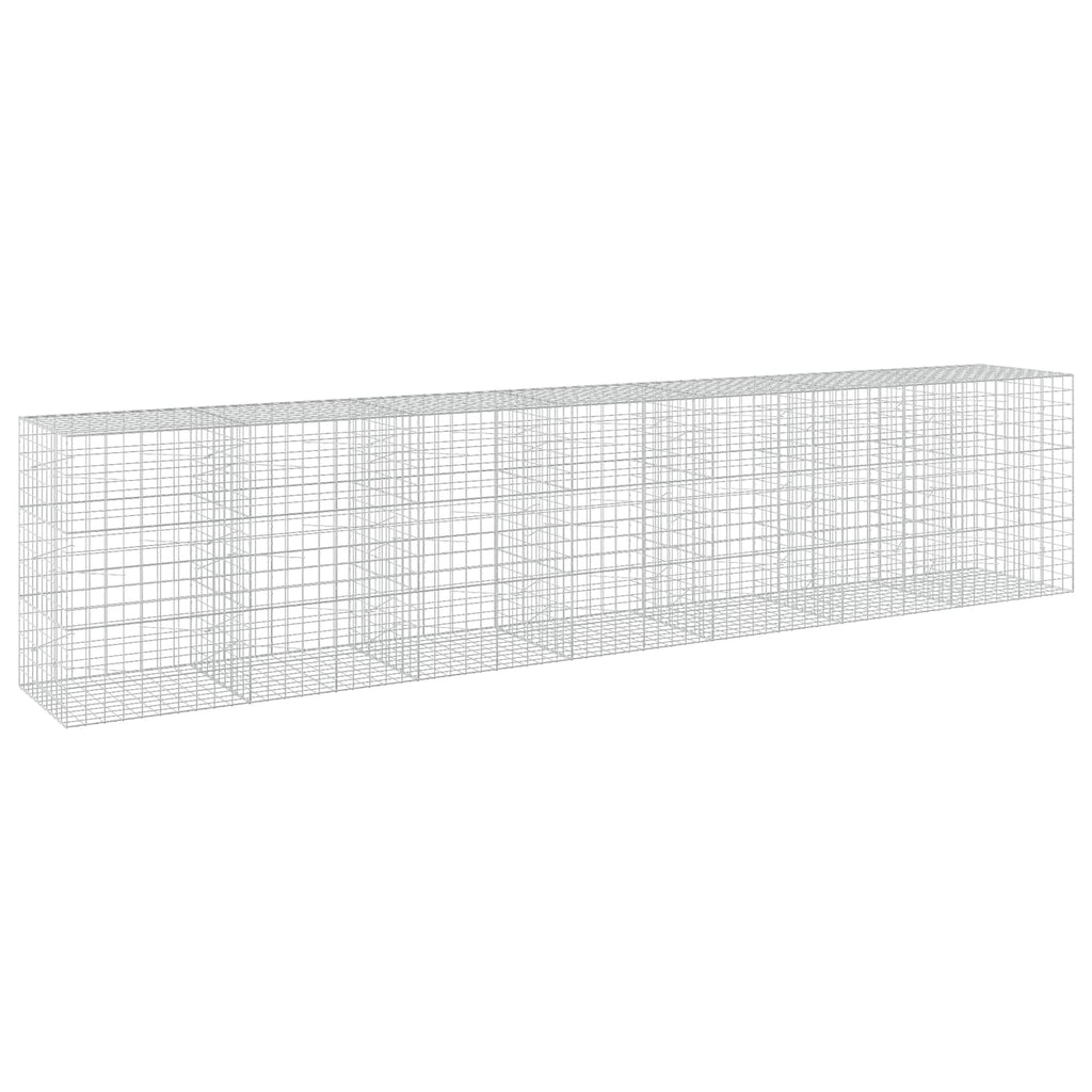 vidaXL Gabion z drutu 3,5 mm i siatką 10x10 cm 700x100x150 cm