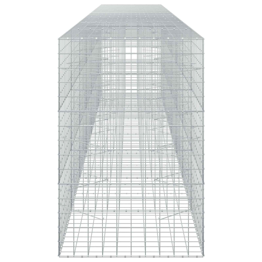vidaXL Gabion z drutu 3,5 mm i siatką 10x10 cm 700x100x150 cm