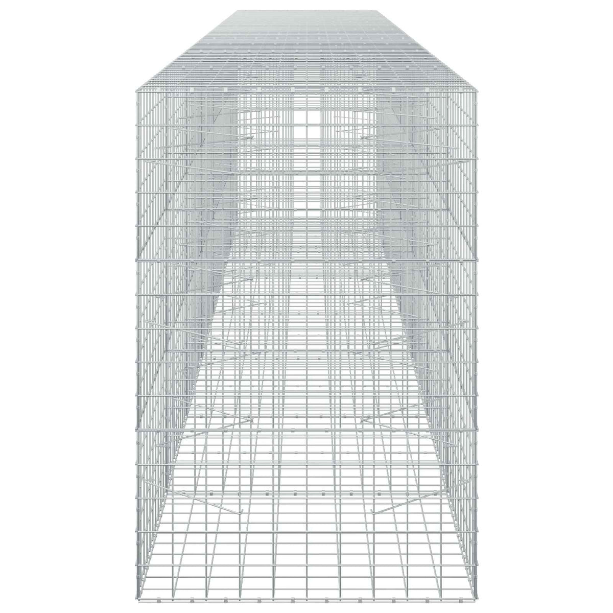 vidaXL Gabion z drutu 3,5 mm i siatką 10x10 cm 700x100x150 cm