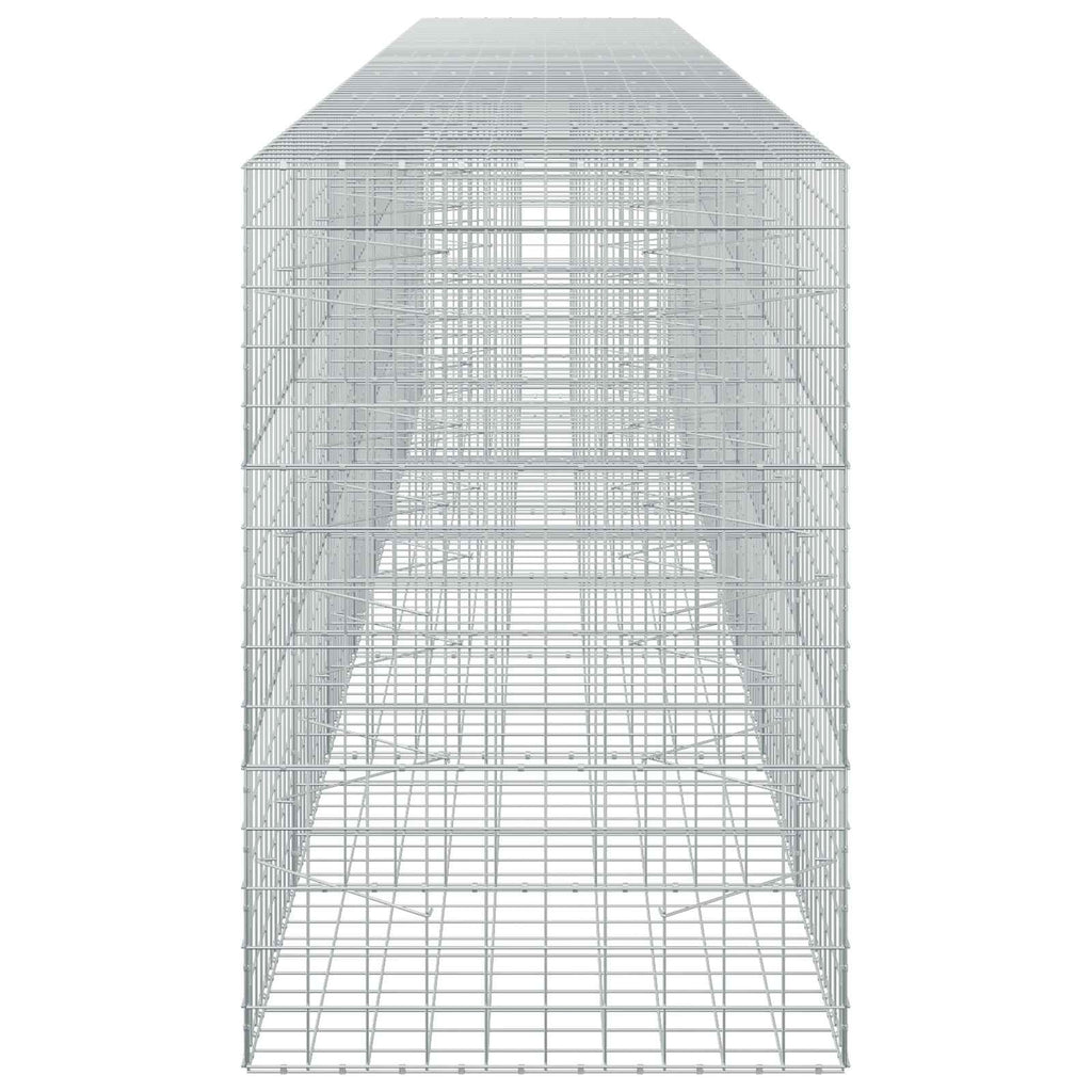 vidaXL Gabion z drutu 3,5 mm i siatką 10x10 cm 750x100x150 cm