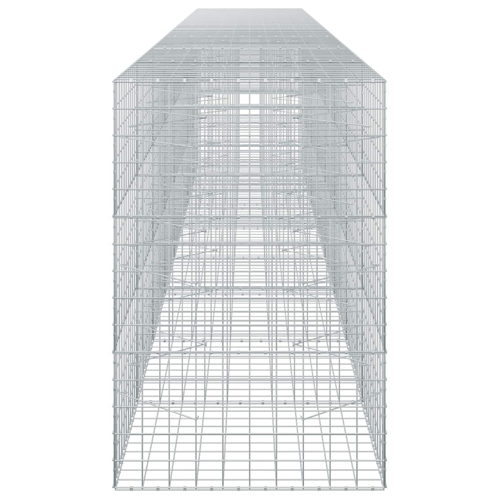 vidaXL Gabion z drutu 3,5 mm i siatką 10x10 cm 800x100x150 cm