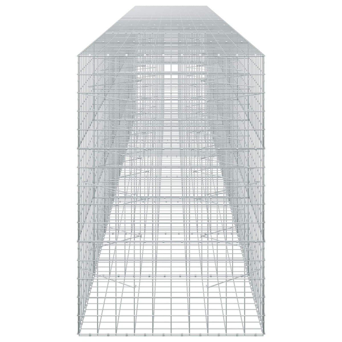 vidaXL Gabion z drutu 3,5 mm i siatką 10x10 cm 800x100x150 cm
