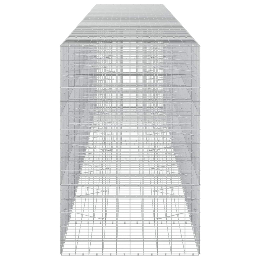 vidaXL Gabion z drutu 3,5 mm i siatką 10x10 cm 850x100x150 cm